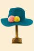 CASSANDRA HAT - TEAL